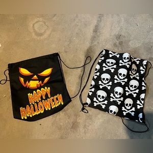 Two Draw String Halloween Bags